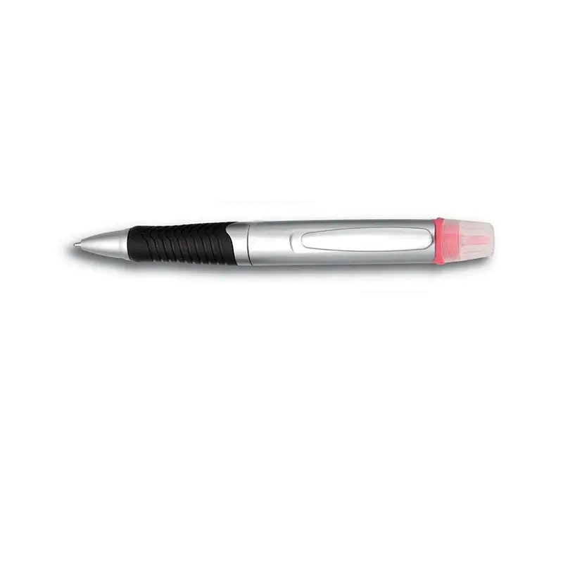 2 In 1 Highlighter Two Tips Barrel Ball Pen And Highlighter Combo