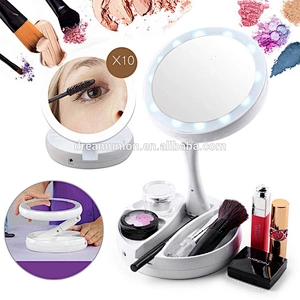 36 LED Double Sided Makeup Cosmetic Vanity Light up Mirror Large Touch Screen