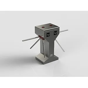 RFID Access Control System Tripod Turnstile Gate Bridge With Fingerprint Lock