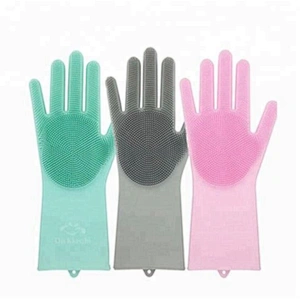 New products silicone scrubbing gloves for dish