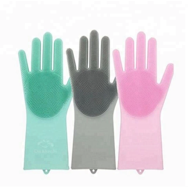 New products silicone scrubbing gloves for dish