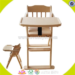 wholesale latest wooden baby feeding chair for children hot sale best quality wooden feeding chair W08F013