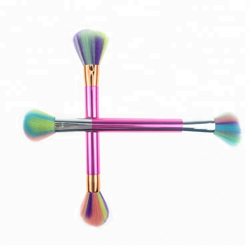 best selling professional double-end makeup brushes in usa private label foundation makeup brush set