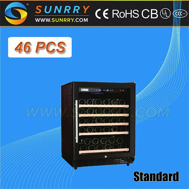 Mini Wine Wood And Vertical Cooler Wine Cabinet Wine Refrigerator (SY-WC46A SUNRRY)