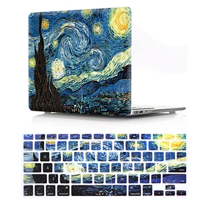 2 in 1 OEM Product Silicone Keyboard Cover and PC Shell Laptop Hard Case Cover for Mac for Macbook Pro 13/15