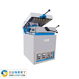 Electric Commercial Stainless Steel Cone Waffle Baker and Ice Cream Cone Maker Machine