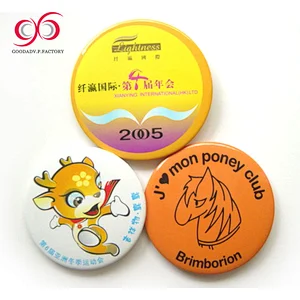 Custom logo 25mm promotional pin button product high quality hot sale