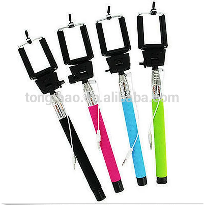 Extension Handheld Selfie Stick With Cable