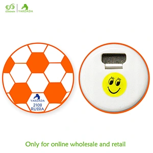 World Cup series tinplate openers, beer bar and kitchenware, lovely high quality circular openers in stock.