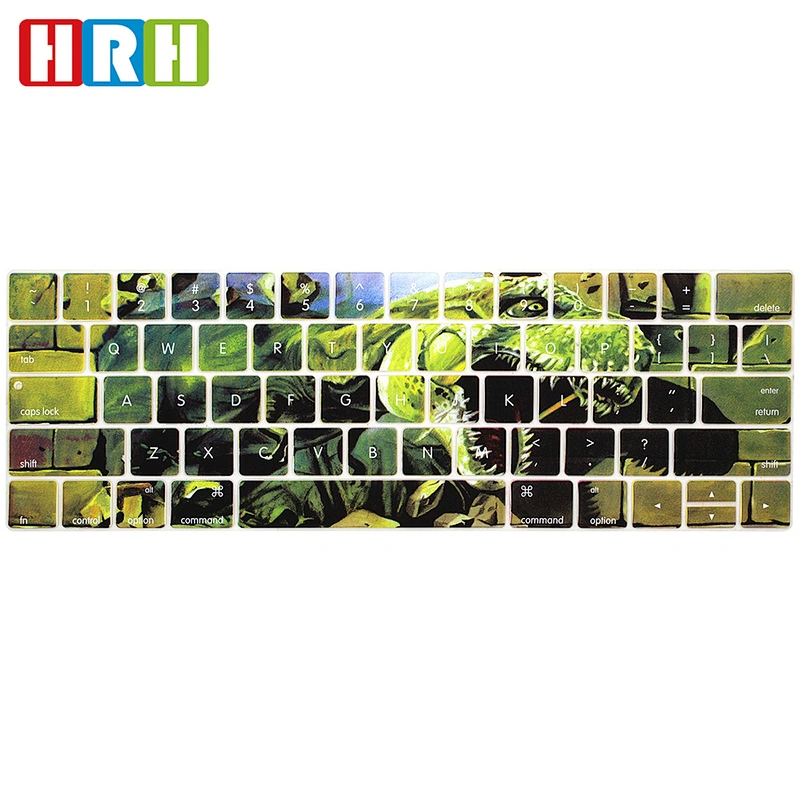 English custom silicone Keyboard Protective Film keyboard cover for Macbook Pro 13 Inch Touch Bar laptop 13 inch keyboard azerty