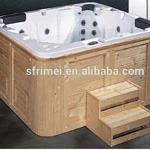 Extra Large Outdoor Jet Whirlpool SPA Adult Portable Deep Whirlpool Massage Bathtub