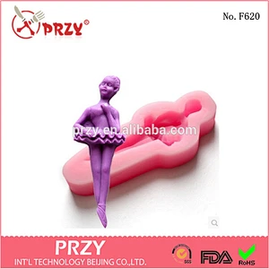Model F620 Angle shape cake decorative fondant silicone mold