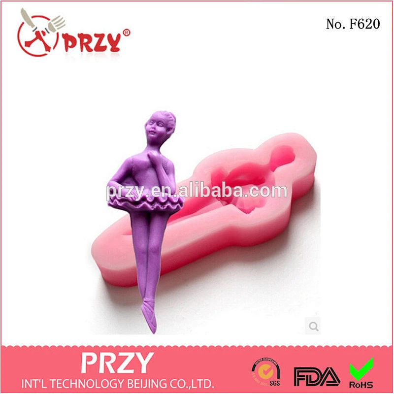 Model F620 Angle shape cake decorative fondant silicone mold