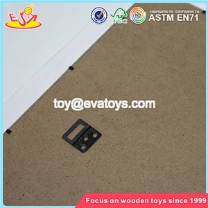 Wholesale beautiful wooden white photo frame home decoration best wooden white photo frame W09A027