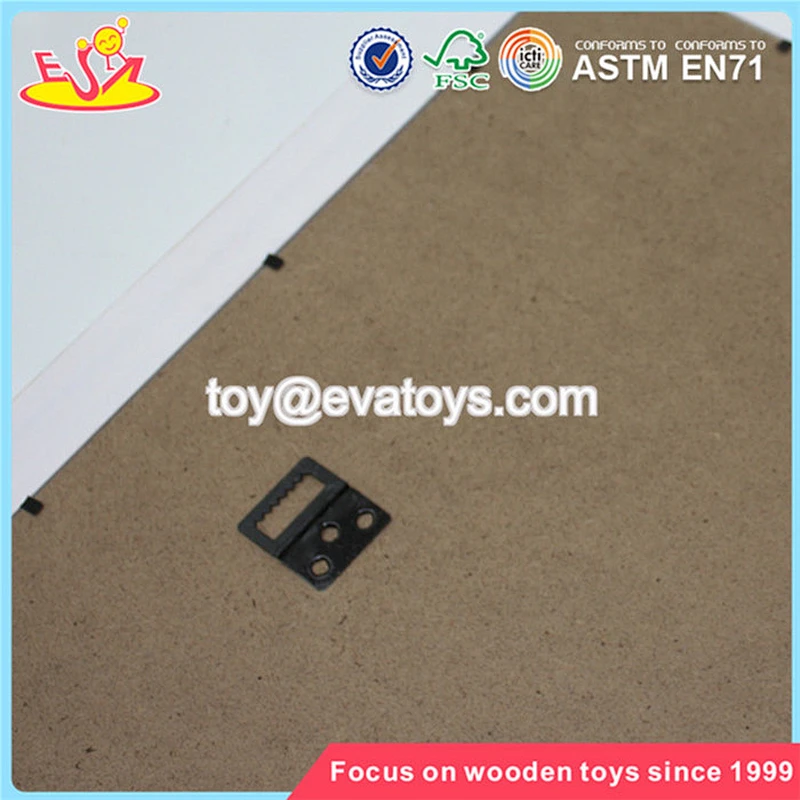 Wholesale beautiful wooden white photo frame home decoration best wooden white photo frame W09A027
