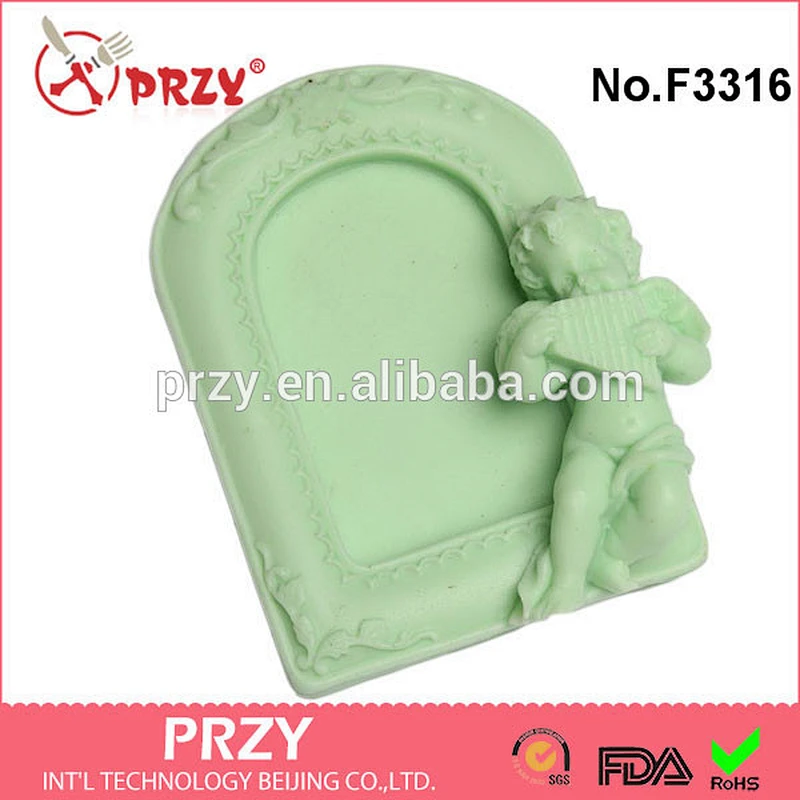 F3316 Music Angel Silicone Molds Fondant Cake Decorating Tools,Soap Mold,Silicone Cake Mold