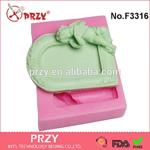 F3316 Music Angel Silicone Molds Fondant Cake Decorating Tools,Soap Mold,Silicone Cake Mold