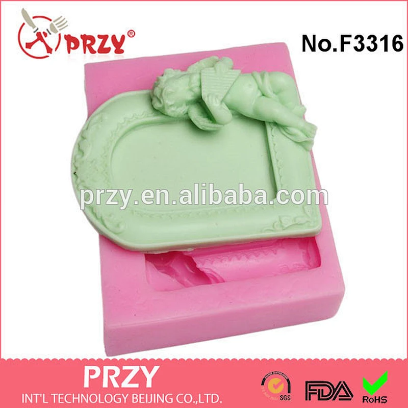F3316 Music Angel Silicone Molds Fondant Cake Decorating Tools,Soap Mold,Silicone Cake Mold