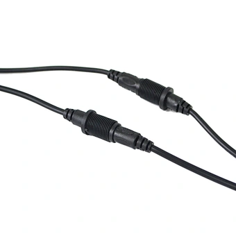 M12 2pin 3pin panel mount male female waterproof connector