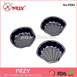 Non-stick Carbon steel cake pan / shell cupcake cake pan
