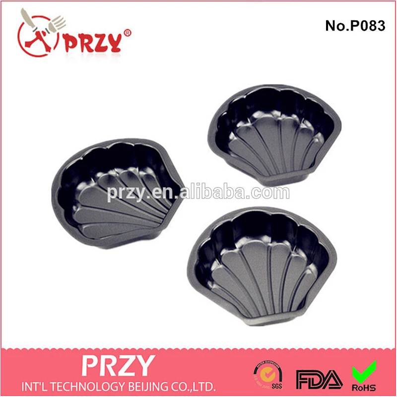 Non-stick Carbon steel cake pan / shell cupcake cake pan