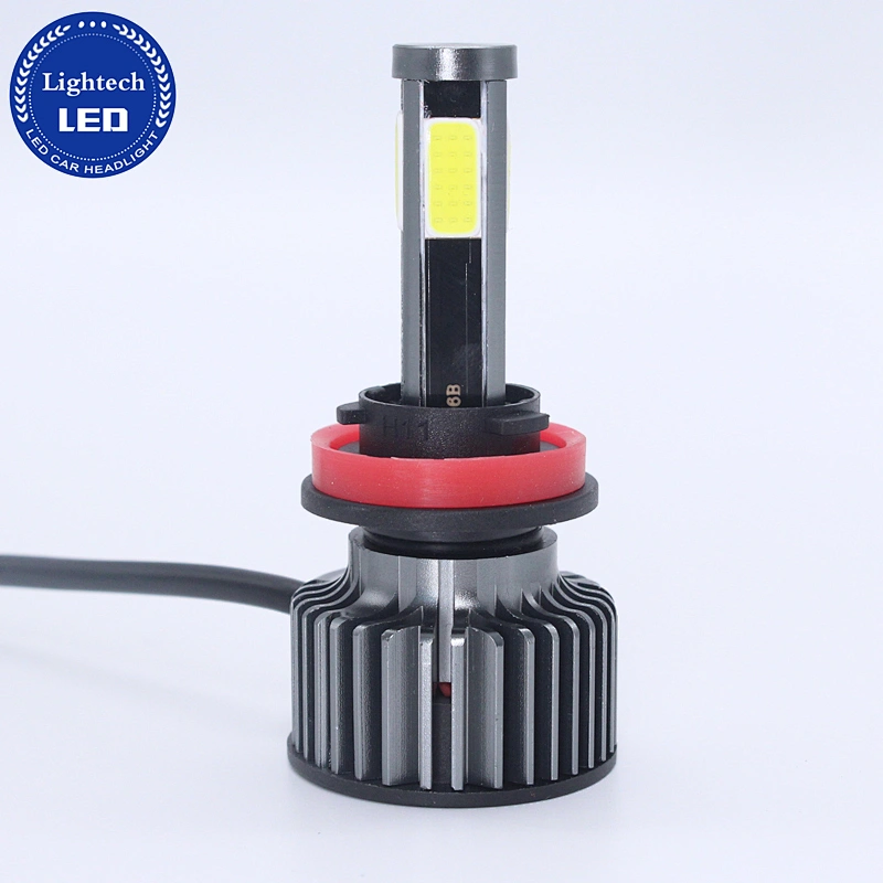 4 Sides Fan Lighting Super Bright H4 H11 H13 H7 C6 LED Headlight Bulb