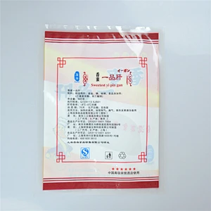 Wholesale transparent food packaging plastic bag