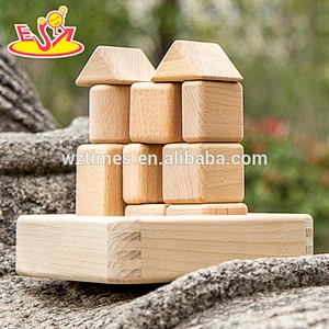 2018 Wholesale preschool kids construct wooden building toys for sale W13A133