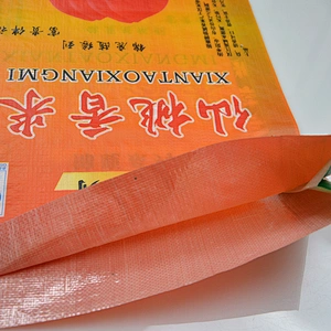 High quality orange rice packaging bag 10kg 25kg