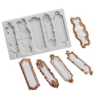 DIY Cake decoration tool High quality frame Cake decoration fondant silicone mould
