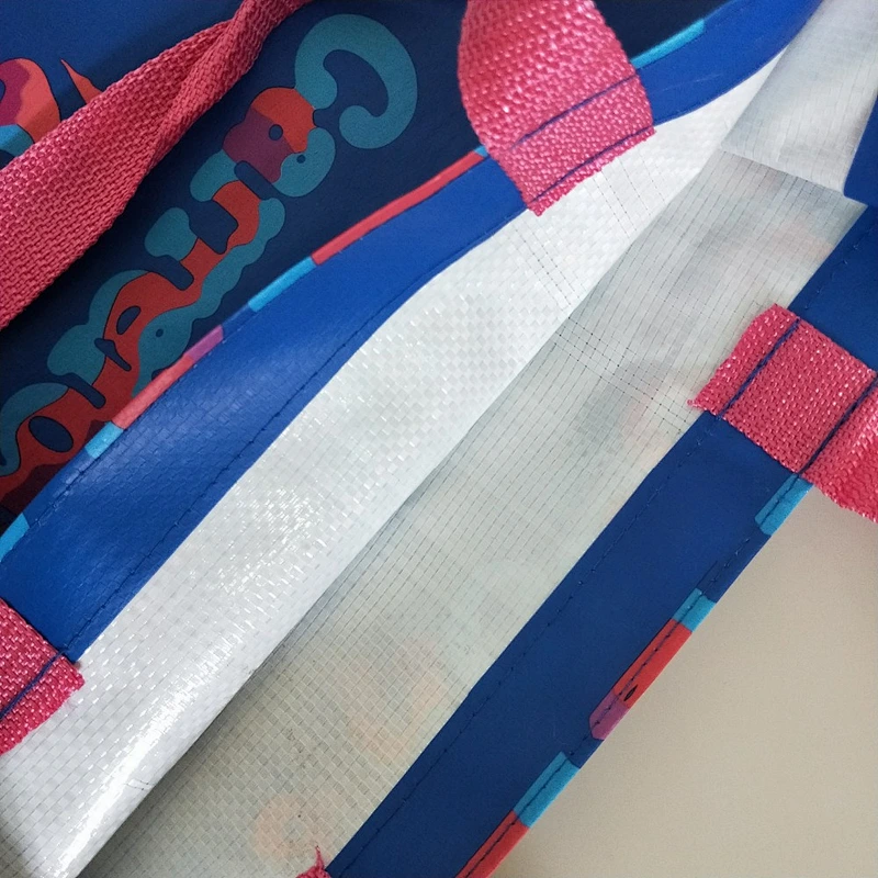 Laminated foldable plastic non woven shopping bag for wholesales
