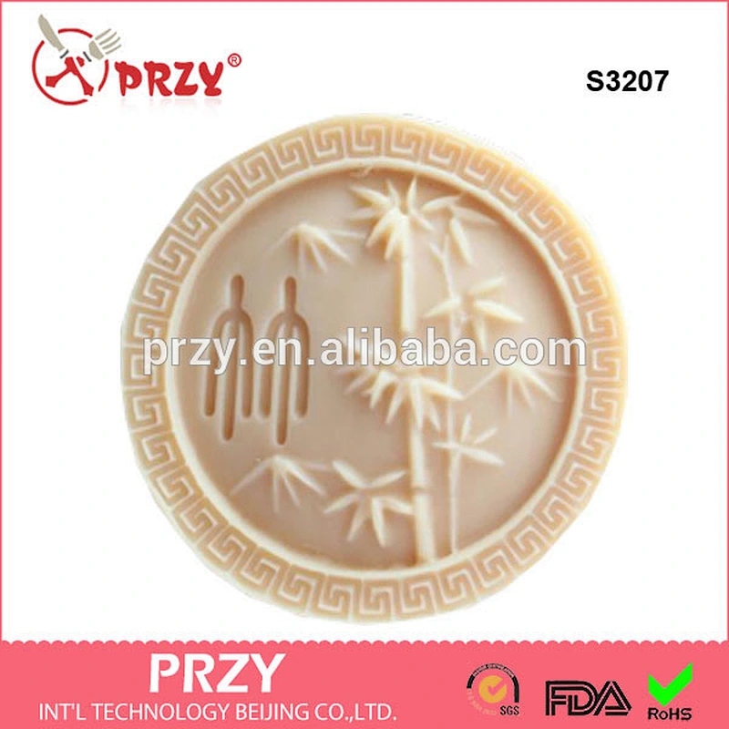 S3207 Wholesale best selling 100%bamboo shaped soap mould,soap mold and diy chocolate mould