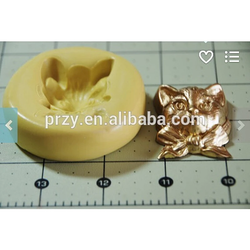 2015 hotsale Vintage Kitty Cat cake decor silicone cake mold