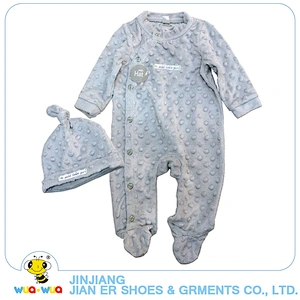 China manufacturer wholesale little baby hat and romper clothes