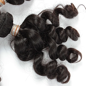 Wholesale Grade 10A Unprocessed Virgin Indian Human Loose Wave Hair