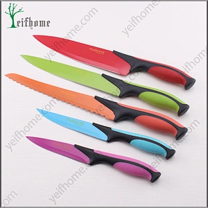High Quality Wholesale Custom Cheap non stick knife set