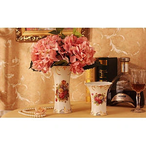 European style ceramic luxury home decoration crafts ornaments vase Flowers