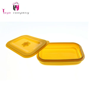 Keep Warm Food Grade Silicone Lunch Takeaway Food Container With Silicone Seal Lid