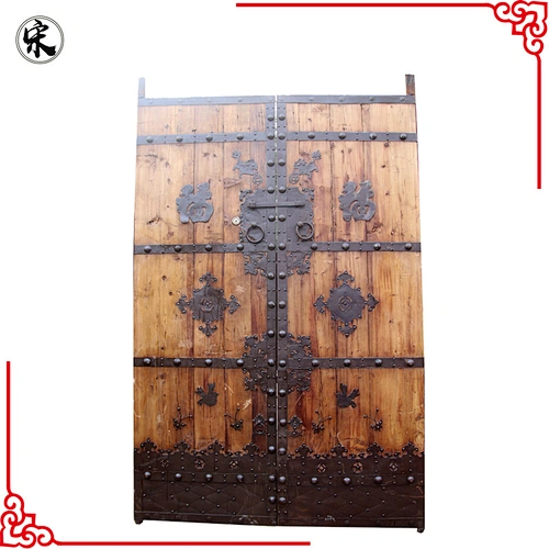 recycle used elm wood chinese antique door