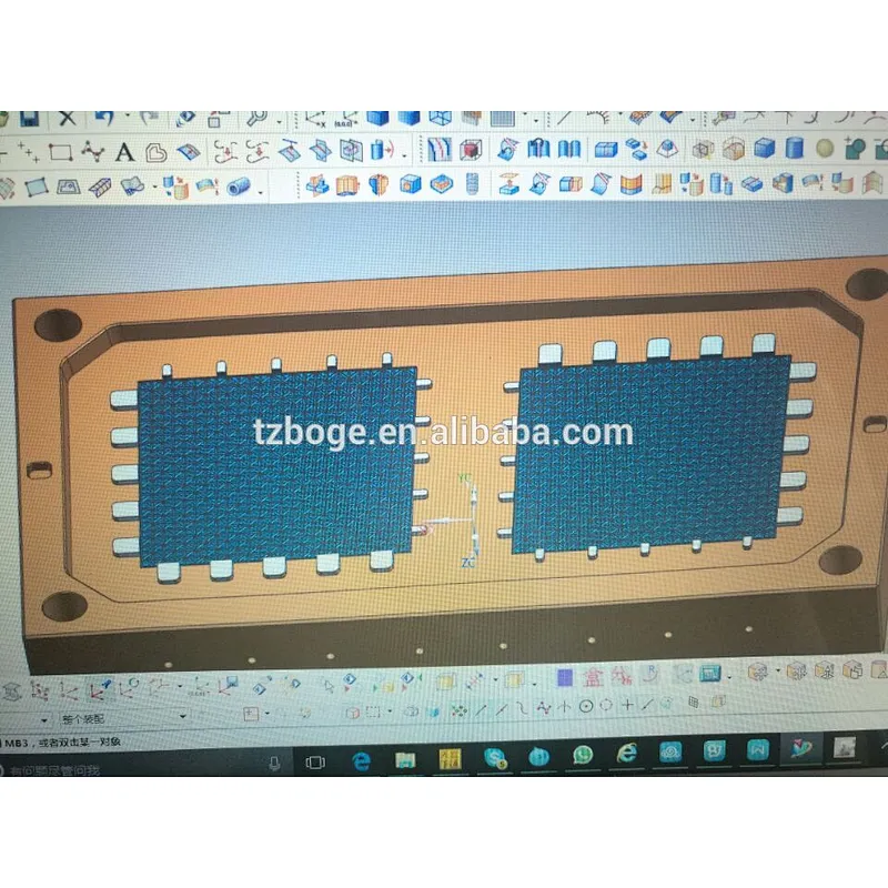 Plastic floor mat plastic mould
