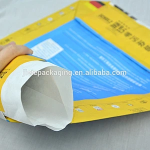 square bottom valve cement, glue, plaster packing kraft paper bags 20kg