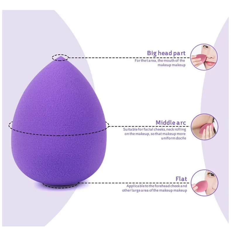 Customized Color Waterdrop Makeup Sponge Make Up Powder Puff