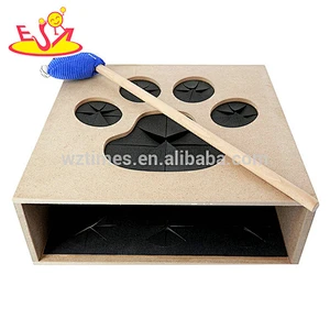 High quality pet products wooden interactive dog toys for IQ training W06F088