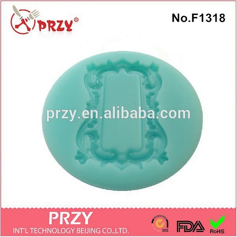 2015 hotsale frame series cake decor silicone cake mold