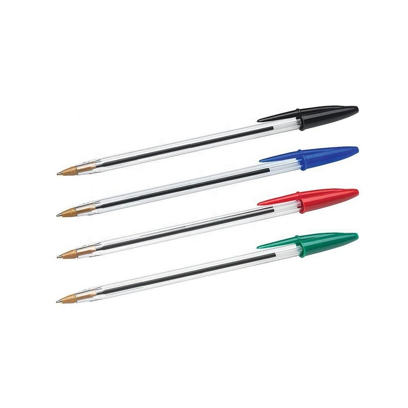 wholesale company gift promotional printed plastic black ballpoint pen