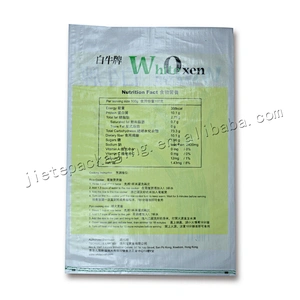 Customized wholesale 25kg plastic laminated pp woven jasmine rice bag