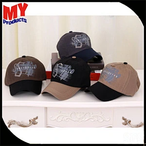 custom baseball cap hat with letters pattern logo