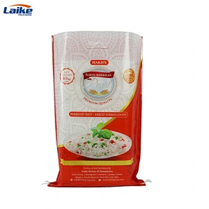 Bopp laminated 10kg pp woven rice packaging bag for sale, plastic bag of rice ,25kg 50kg  rice bag size