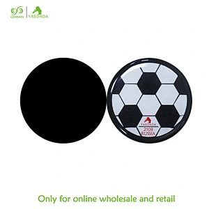2018 football cup popular gifts crystal epoxy fridge magnet wholesale environmental material, gift fridge magnet in stock