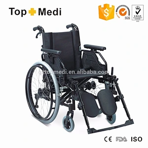 locking drum brake flup-up armrest Aluminum Foldable wheelchair with drop back handle
